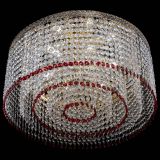 Люстра Милан капель оптикон Красная в Кирове