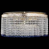 Люстра Милан капель оптикон Синяя в Кирове