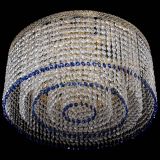 Люстра Милан капель оптикон Синяя в Кирове