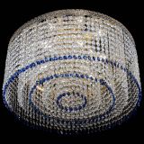 Люстра Милан капель оптикон Синяя в Кирове