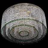 Люстра Милан капель оптикон Зеленая в Кирове