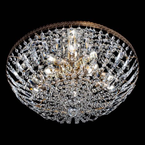 Люстра Милан Купол с пластинками №6 в Кирове Гусь Хрустальный