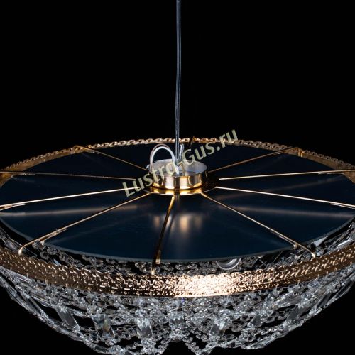 Люстра Милан Купол с пластинками №6 в Кирове Гусь Хрустальный