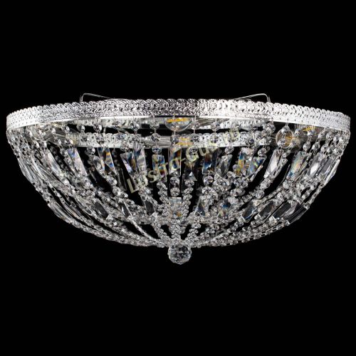 Люстра Милан Купол с пластинками №6 в Кирове Гусь Хрустальный