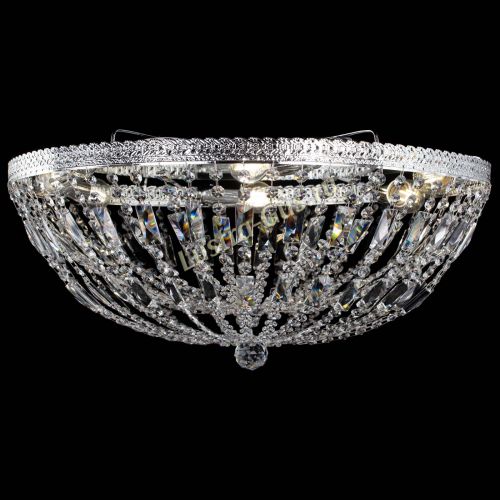 Люстра Милан Купол с пластинками №6 в Кирове Гусь Хрустальный