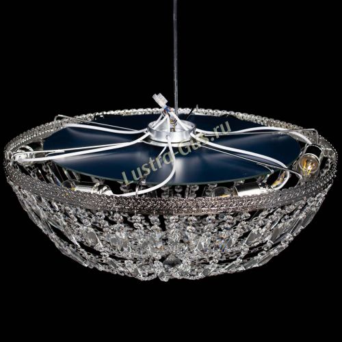 Люстра Милан Купол с пластинками №6 в Кирове Гусь Хрустальный