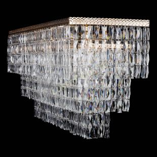 Люстра большого диаметра Милан Прямоугольник №8