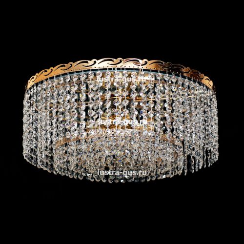 Люстра Капель обтикон 5 ламп в Кирове Гусь Хрустальный