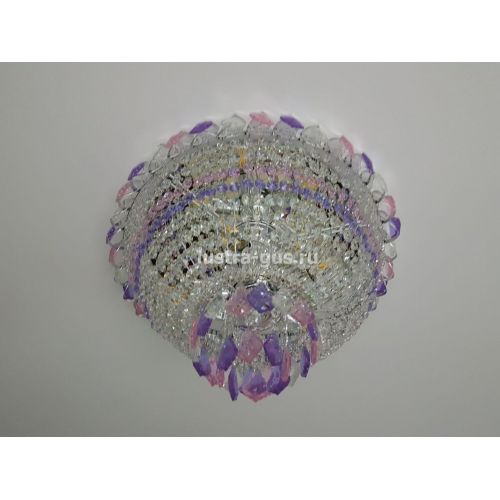 Люстра Катерина дубик цветная в Кирове Гусь Хрустальный