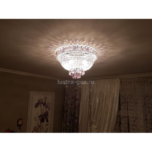 Люстра Катерина дубик цветная в Кирове Гусь Хрустальный