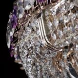 Люстра Кольцо Классика фиолетовая в Кирове