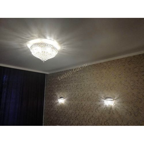 Люстра Кольцо пирамида шар 30 мм в Кирове Гусь Хрустальный