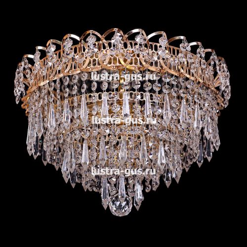 Люстра Крокус 3 лампы карандаш большой в Кирове Гусь Хрустальный