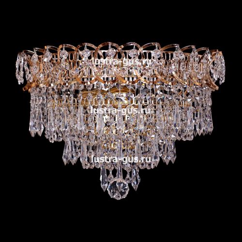 Люстра Крокус 3 лампы карандаш большой в Кирове Гусь Хрустальный