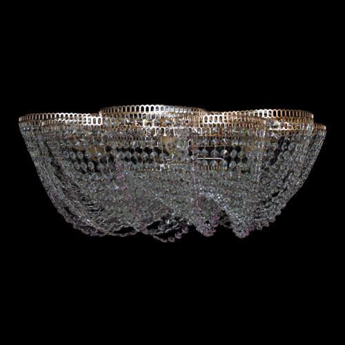 Люстра Лотос Елена розовая в Кирове Гусь Хрустальный