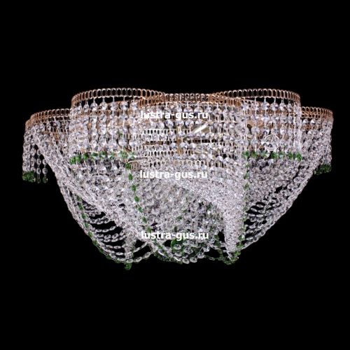 Люстра Лотос Василиса цветная в Кирове Гусь Хрустальный