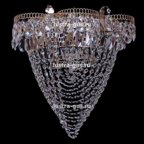 Люстра Ромашка с зеркалом водоворот в Кирове Гусь Хрустальный