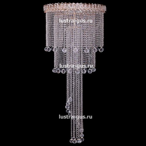 Люстра Водопад длинный в Кирове Гусь Хрустальный