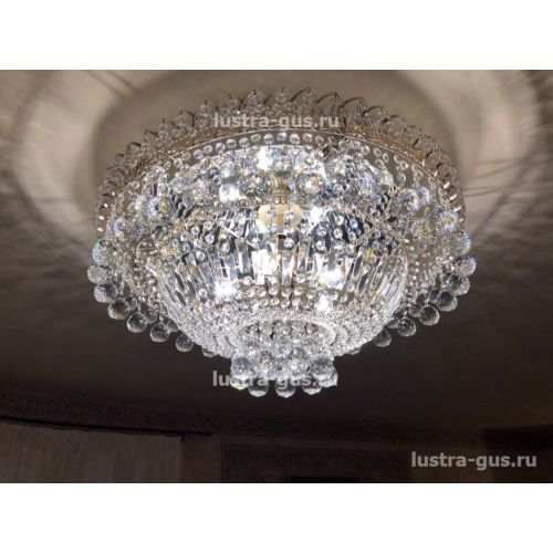 Люстра Водопад шар в Кирове Гусь Хрустальный