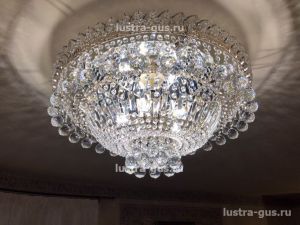 Люстра Водопад шар в Кирове отзыв и фото покупателя