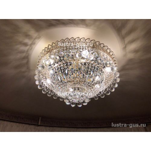 Люстра Водопад шар в Кирове Гусь Хрустальный