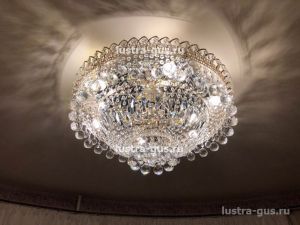 Люстра Водопад шар в Кирове отзыв и фото покупателя