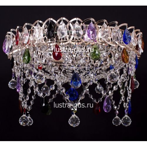 Люстра Паутинка разноцветная в Кирове Гусь Хрустальный