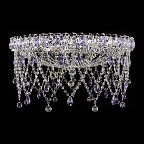 Люстра Паутинка фиолетовая в Кирове Гусь Хрустальный