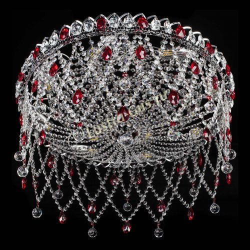 Люстра Паутинка красная в Кирове Гусь Хрустальный