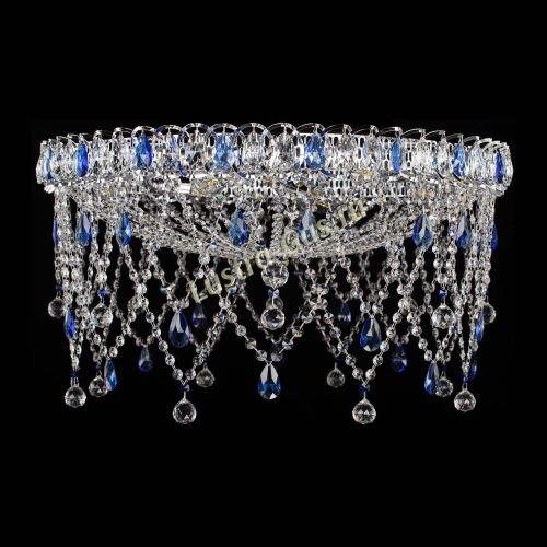 Люстра Паутинка синяя в Кирове Гусь Хрустальный