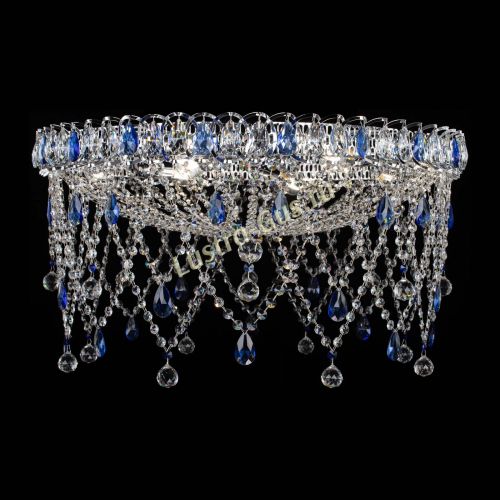 Люстра Паутинка синяя в Кирове Гусь Хрустальный