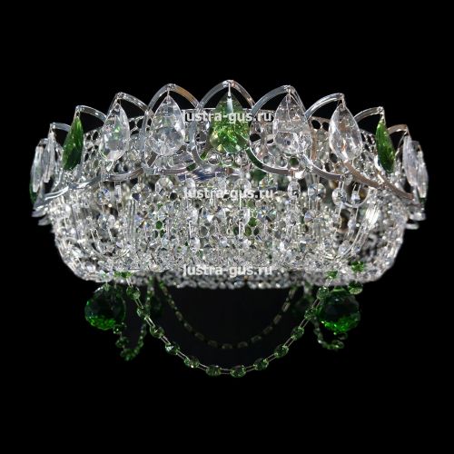 Люстра Кольцо Ожерелье Шар цветная в Кирове Гусь Хрустальный