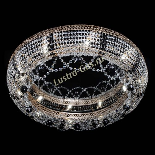 Люстра Снежинка Венеция №10 черная в Кирове Гусь Хрустальный