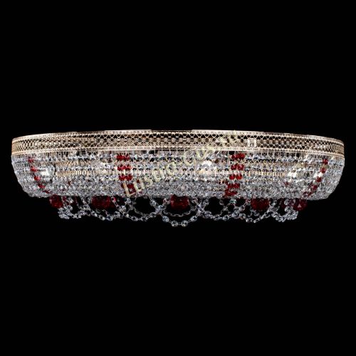 Люстра Снежинка Венеция №10 красная в Кирове Гусь Хрустальный