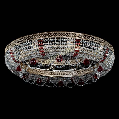 Люстра Снежинка Венеция №10 красная в Кирове Гусь Хрустальный