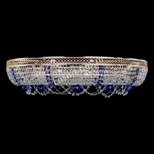 Люстра Снежинка Венеция №10 синяя в Кирове Гусь Хрустальный