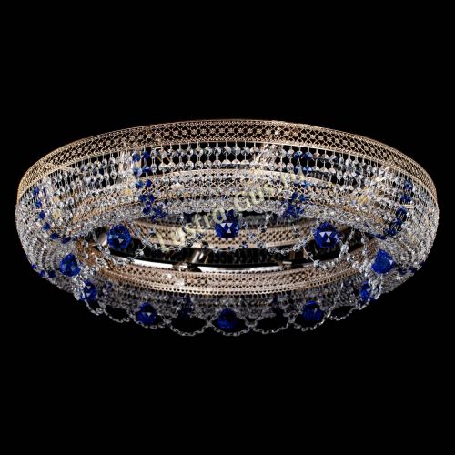 Люстра Снежинка Венеция №10 синяя в Кирове Гусь Хрустальный