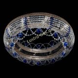 Люстра Снежинка Венеция №10 синяя в Кирове