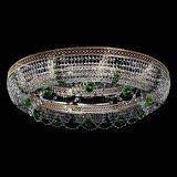 Люстра Снежинка Венеция №10 зеленая в Кирове