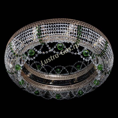 Люстра Снежинка Венеция №10 зеленая в Кирове Гусь Хрустальный