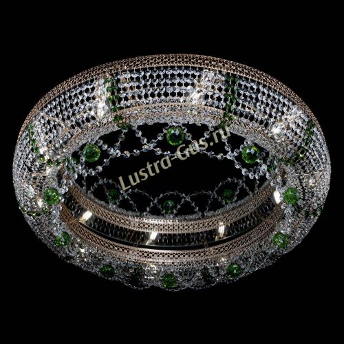 Люстра Снежинка Венеция №10 зеленая в Кирове Гусь Хрустальный