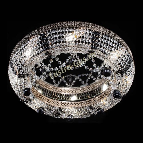 Люстра Снежинка Венеция №8 черная в Кирове Гусь Хрустальный