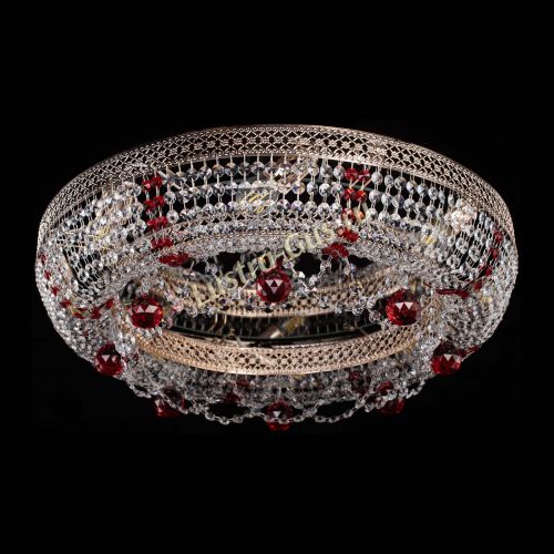 Люстра Снежинка Венеция №8 красная в Кирове Гусь Хрустальный
