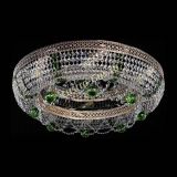 Люстра Снежинка Венеция №8 зеленая в Кирове