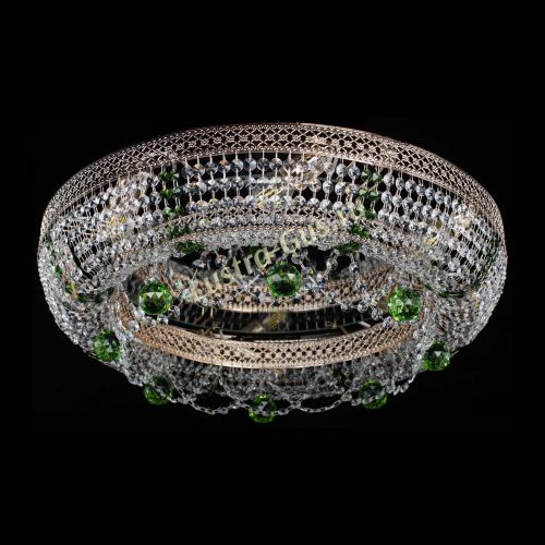 Люстра Снежинка Венеция №8 зеленая в Кирове Гусь Хрустальный
