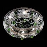 Люстра Снежинка Венеция №8 зеленая в Кирове