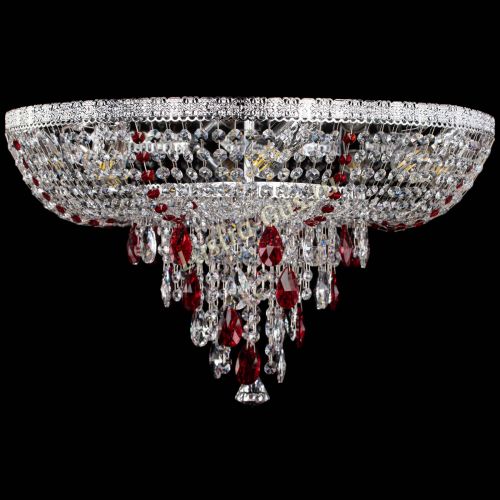 Люстра Токката Пирамида журавлик красная в Кирове Гусь Хрустальный