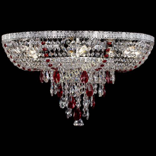 Люстра Токката Пирамида журавлик красная в Кирове Гусь Хрустальный