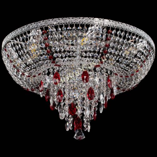 Люстра Токката Пирамида журавлик красная в Кирове Гусь Хрустальный