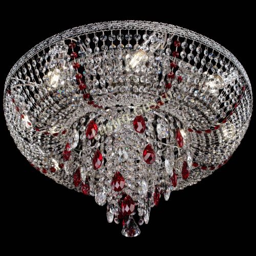 Люстра Токката Пирамида журавлик красная в Кирове Гусь Хрустальный